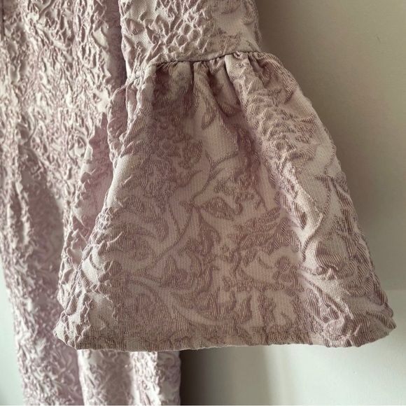 Betsy & Adam textured shimmer bellsleeve wedding guest dress PLS READ listing - Picture 7 of 11